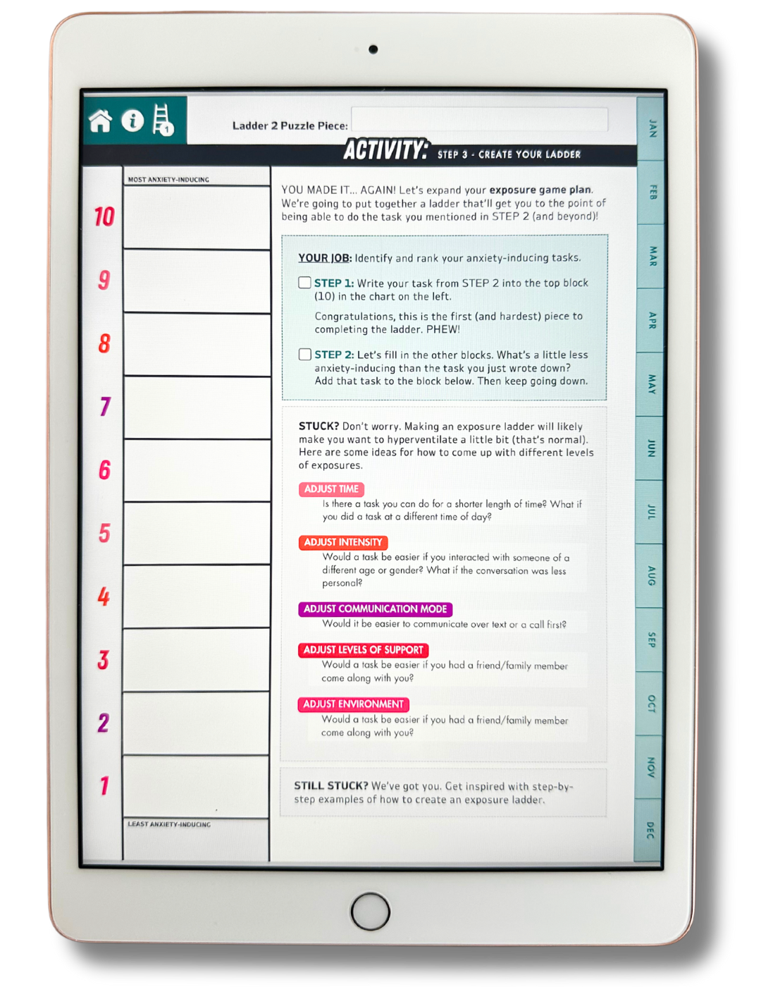 Goal Ladders to Conquer Social Anxiety